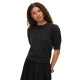 блуза,дамски,пуловери,дамски,плетени,дрехи,vero,moda,doffy,2,4,sweater,chocolate,torte,black,melange,(black)