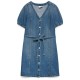 рокля,дамски,поли,и,рокли,vero,moda,janet,short,sleeve,short,dress,blue