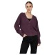 блуза,дамски,пуловери,дамски,плетени,дрехи,vero,moda,lea,v,neck,sweater,winetasting,(purple)
