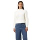 блуза,дамски,пуловери,дамски,плетени,дрехи,noisy,may,dara,high,neck,sweater,eggnog,(white)
