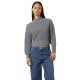 блуза,дамски,пуловери,дамски,плетени,дрехи,noisy,may,dara,high,neck,sweater,medium,grey,melange,(grey)