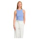тениска,дамски,тениски,selected,anna,striped,sleeveless,t,shirt,blue,(cornflower,blue,snow,white)