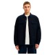 шапка,мъжки,якета,selected,leroy,linen,blend,overshirt,sky,captain,black,(blue)