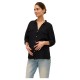 риза,с,дълъг,ръкав,дамски,блузи,дамски,ризи,vero,moda,bumpy,maternity,long,sleeve,shirt,black