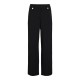 панталони,дамски,панталони,vila,clua,wide,leg,fit,button,high,waist,pants,black,gold,button,(black)