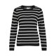 блуза,дамски,пуловери,дамски,плетени,дрехи,vila,dalo,sweater,black,white,alyssum,(black)
