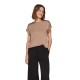 дамски,блузи,дамски,ризи,vila,ellette,short,sleeve,blouse,portabella,(brown)