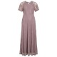 рокля,дамски,поли,и,рокли,vila,femma,short,sleeve,long,dress,purple