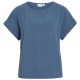 тениска,дамски,тениски,vila,josa,short,sleeve,t,shirt,vintage,indigo,(blue)