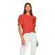 дамски,блузи,дамски,ризи,vila,kawa,short,sleeve,blouse,paprika,(orange)