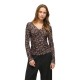 тениска,дамски,тениски,vila,leoa,long,sleeve,v,neck,t,shirt,brown,(nomad,leo)