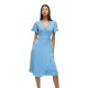 рокля,дамски,поли,и,рокли,vila,lovie,wrap,short,sleeve,midi,dress,blue