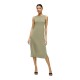 рокля,дамски,поли,и,рокли,vila,modala,sleeveless,midi,dress,oil,green,(green)