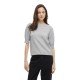 тениска,дамски,тениски,vila,ril,knit,3,4,sleeve,t,shirt,light,grey,melange,(grey)