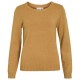 блуза,дамски,пуловери,дамски,плетени,дрехи,vila,ril,sweater,brown,(bistre,dark,melange)