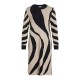 рокля,дамски,поли,и,рокли,vila,tif,long,sleeve,midi,dress,natural,melange,black,animal