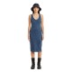 рокля,дамски,поли,и,рокли,g,star,overdyed,asymmetric,zip,sleeveless,short,dress,blue