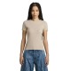 тениска,дамски,тениски,g,star,rib,slim,short,sleeve,t,shirt,beige,(dark,brick)