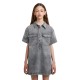 риза,с,къс,ръкав,дамски,поли,и,рокли,g,star,shirt,collar,denim,short,sleeve,dress,grey,(faded,grey,neblina)