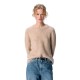 блуза,дамски,пуловери,дамски,плетени,дрехи,object,abby,re,sweater,humus,white,sand,melange,(beige)