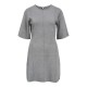 рокля,дамски,поли,и,рокли,object,reynard,short,sleeve,dress,medium,grey,melange,(grey)