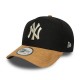козирка,всички,шапки,new,era,mlb,suede,visor,eframe,new,york,yankees,cap,black