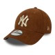 шапка,всички,шапки,new,era,cord,39thirty,new,york,yankees,cap,medium,brown,(brown)
