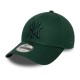 шапка,всички,шапки,new,era,league,essential,9fortydkg,new,york,yankees,cap,dark,green,(green)