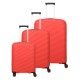 куфари,travelite,burano,4w,l,m,s,trolley,bag,raspberry,(red)