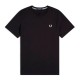 тениска,мъжки,тениски,fred,perry,m1600,short,sleeve,t,shirt,black