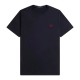 тениска,мъжки,тениски,fred,perry,m1600,short,sleeve,t,shirt,blue,(navy,burnt,red)