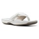 джапанки,дамски,сандали,и,чехли,clarks,shoes,brinkley,sea,flip,flops,white,(white,synthetic)