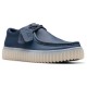 обувки,мъжки,обувки,clarks,shoes,torhill,loafers,blue