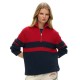 блуза,дамски,пуловери,дамски,плетени,дрехи,superdry,classic,stripe,sweater,red,(navy,red)