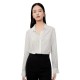 риза,с,дълъг,ръкав,дамски,блузи,дамски,ризи,lily,business,fashion,silk,long,sleeve,shirt,off,white,(black)