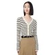 жилетка,дамски,пуловери,дамски,плетени,дрехи,lily,business,fashion,striped,knitted,cardigan,off,white,(white)