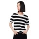 блуза,дамски,пуловери,дамски,плетени,дрехи,lily,business,fashion,striped,wool,sweater,black