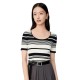 блуза,дамски,пуловери,дамски,плетени,дрехи,lily,business,fashion,striped,wool,sweater,off,white,(white)