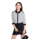 гащеризон,дамски,гащеризони,lily,chekered,jumpsuit,black,(white,black)
