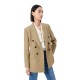 сако,дамски,сака,lily,colorful,double,breasted,blazer,light,coffee,(beige)