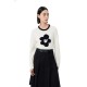 блуза,дамски,пуловери,дамски,плетени,дрехи,lily,colorful,jacquard,sweater,off,white,(white)