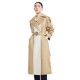 палто,дамски,якета,и,палта,lily,colour,blocked,trench,coat,khaki,(beige)