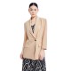 сако,дамски,сака,lily,comfortable,acetate,blazer,gray,khaki,(beige)