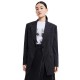 сако,дамски,сака,lily,commuter,stripe,blazer,black