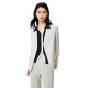 сако,дамски,сака,lily,fashionable,collarless,blazer,gray,green,(white)
