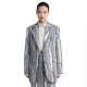 сако,дамски,сака,lily,fashionable,monogrammed,jacquard,blazer,light,gray,(grey)