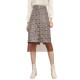 пола,дамски,поли,и,рокли,lily,geometric,print,skirt,orange,(white)