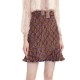 пола,дамски,поли,и,рокли,lily,jacquard,ruffle,skirt,grape,(brown)