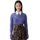 блуза,дамски,пуловери,дамски,плетени,дрехи,lily,soft,wool,knitted,sweater,blue,purple,(blue,purple)
