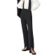 панталони,дамски,панталони,lily,temperament,solid,color,straight,leg,fit,dress,pants,black